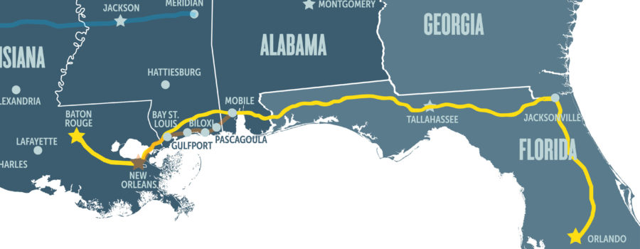 Amtrak Push for New Gulf Coast Line Stresses Supply Chain, Taxpayers