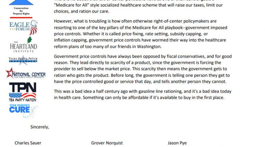 CASE Joins Coalition of 75 Free-Market Groups Opposed to “Medicare for All” Styled Price-Fixing Schemes