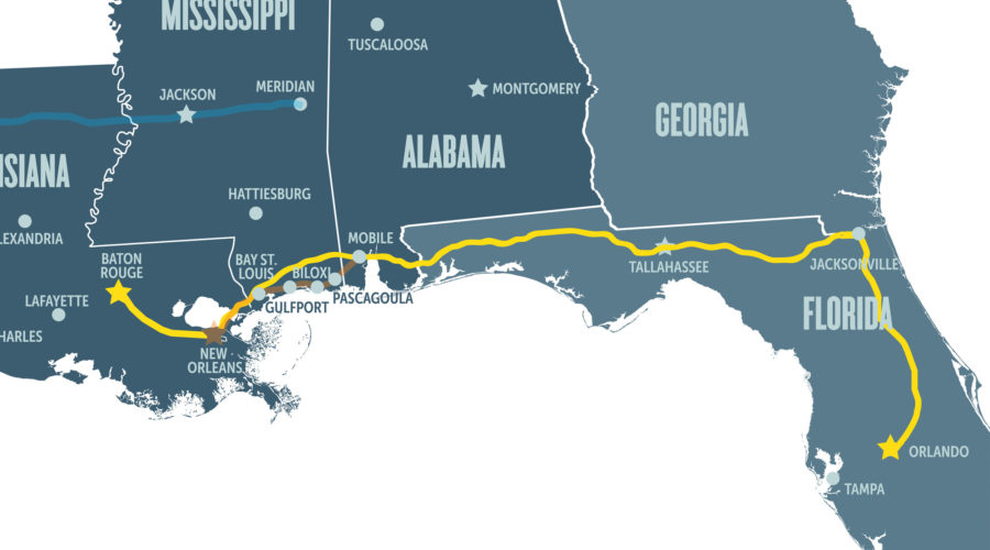 Amtrak Push for New Gulf Coast Line Stresses Supply Chain, Taxpayers